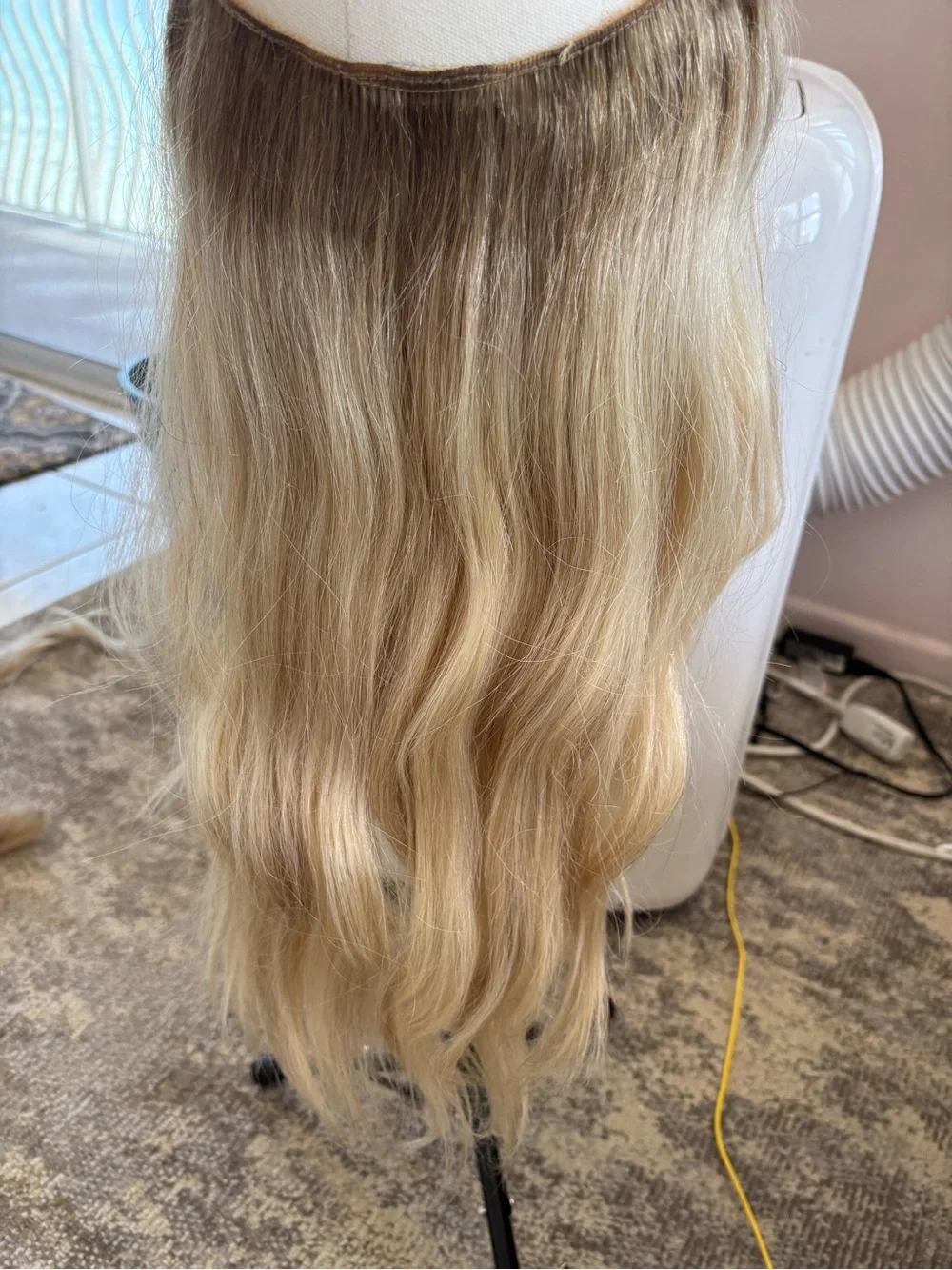 18/20” Seamless Blonde Halo for Volume and Coverage
